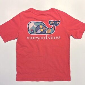 Vineyard Vines || Tailgate Theme Graphic T-Shirt Red 4T